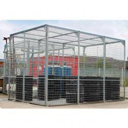 External Storage Cage - Galvanised - UK800289