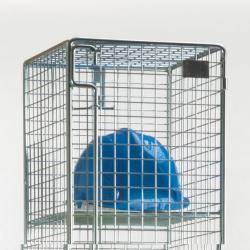 Wire Mesh Lockers - 1 Door 457mm Deep Warehouse Ladder