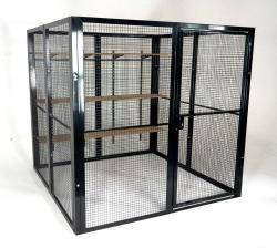 Knox Storage Cage - High Security Cages (Single Width) Warehouse Ladder