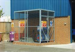 Eurocage Mesh Security Cage - Galvanised - Four Sided 2440x4880x2440mm IPO-024