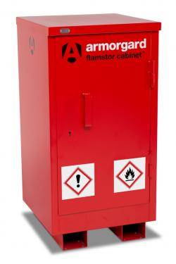 Armorgard Flamstor Cabinet - Hazardous Substance Storage Cabinet Warehouse Ladder