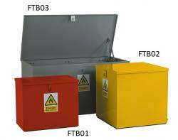 Hazardous Bins - Flat Top Warehouse Ladder