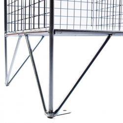 12 Compartment Wire Mesh Locker Warehouse Ladder