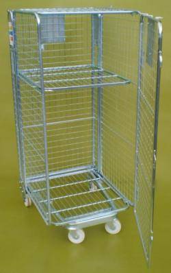 Roll Pallet - Roll Cage- Full Security (Qty 4) Warehouse Ladder