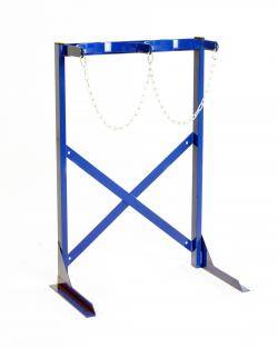 Heavy Duty Floor Fixing Cylinder Racks Warehouse Ladder