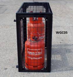 Britgas Gas Bottle Cage - 1000x500x900 ( WxDxH) mm  Warehouse Ladder