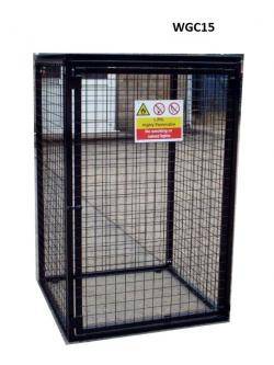 Britgas Gas Bottle Cage - 1000x500x1700 ( WxDxH) mm  Warehouse Ladder